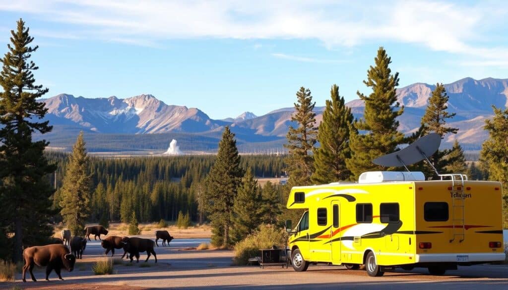 RV rental Yellowstone national park