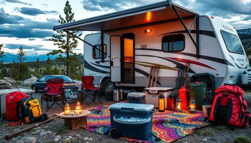 Yellowstone RV camping gear