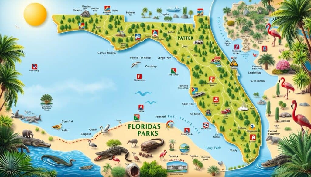 florida state parks map