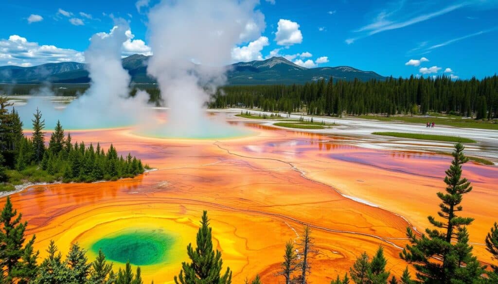 geothermal features Yellowstone