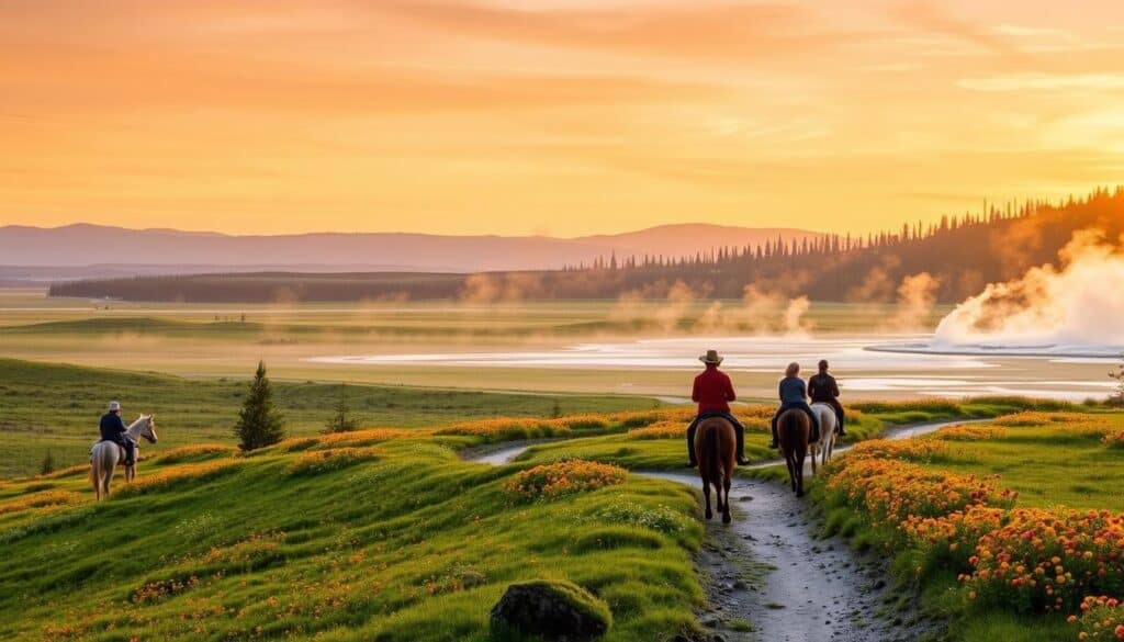 horseback riding adventures yellowstone