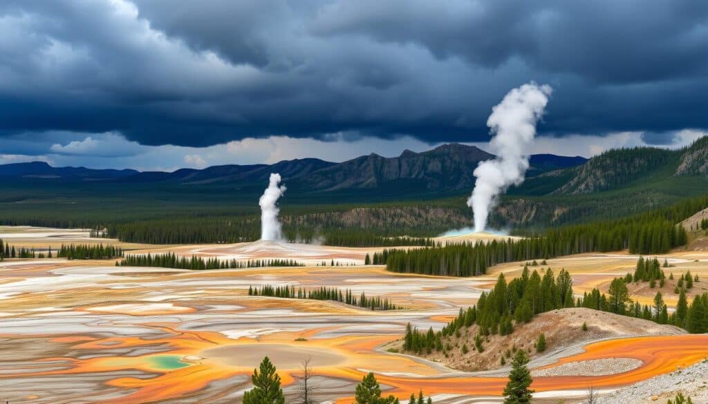 volcanic activity in yellowstone national park