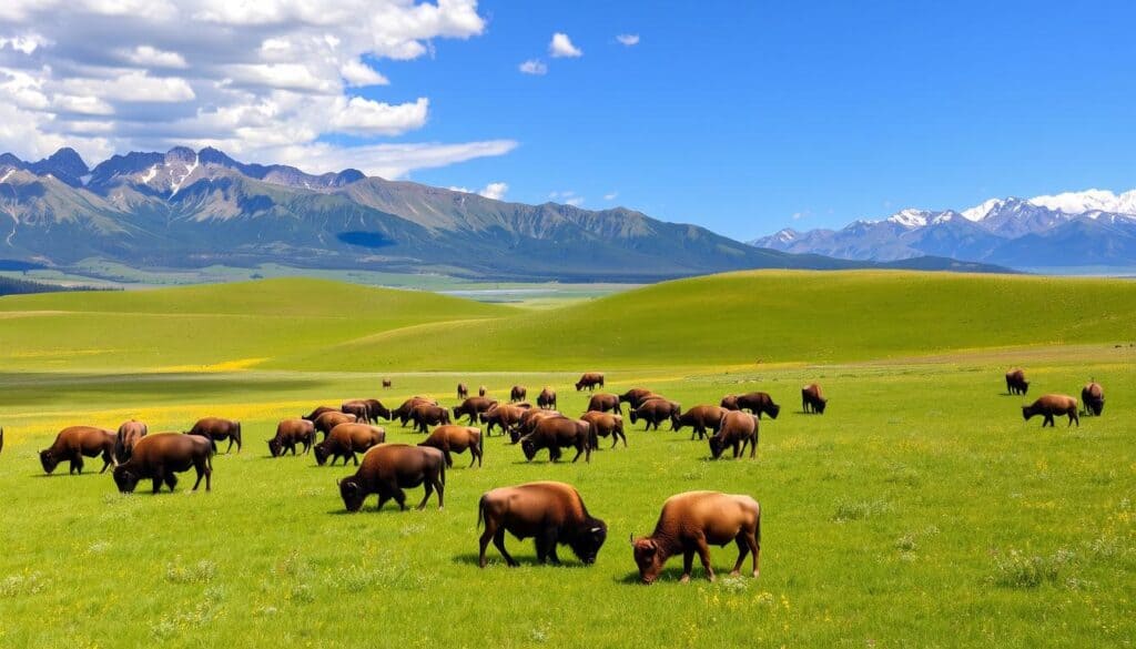 yellowstone bison habitat