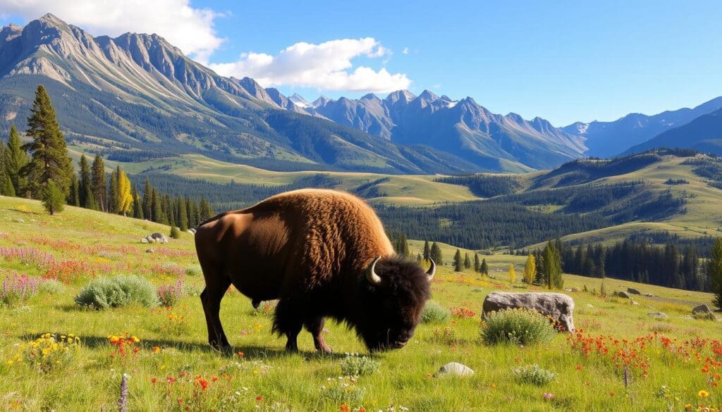 yellowstone bison habitat