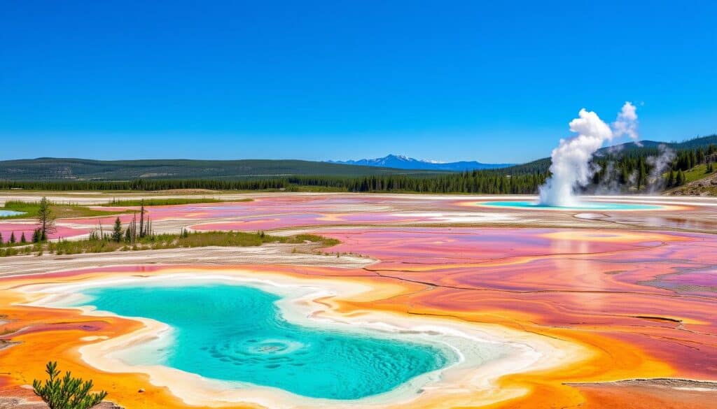 yellowstone geothermal features