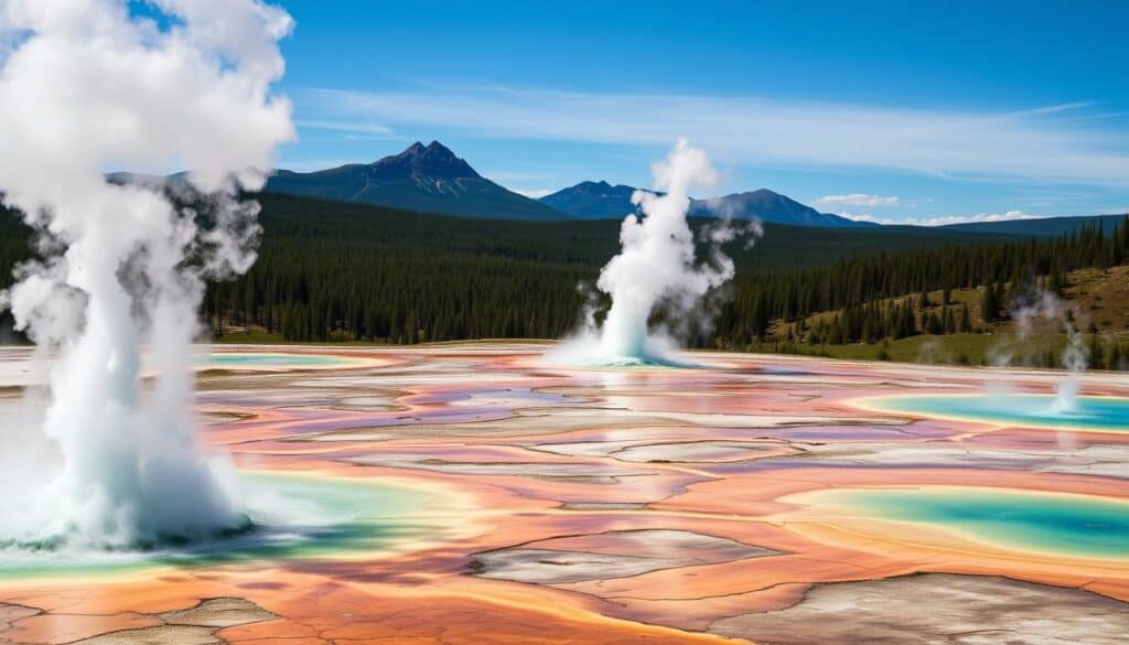 yellowstone geothermal features