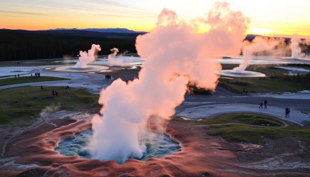 yellowstone geyser viewing tips