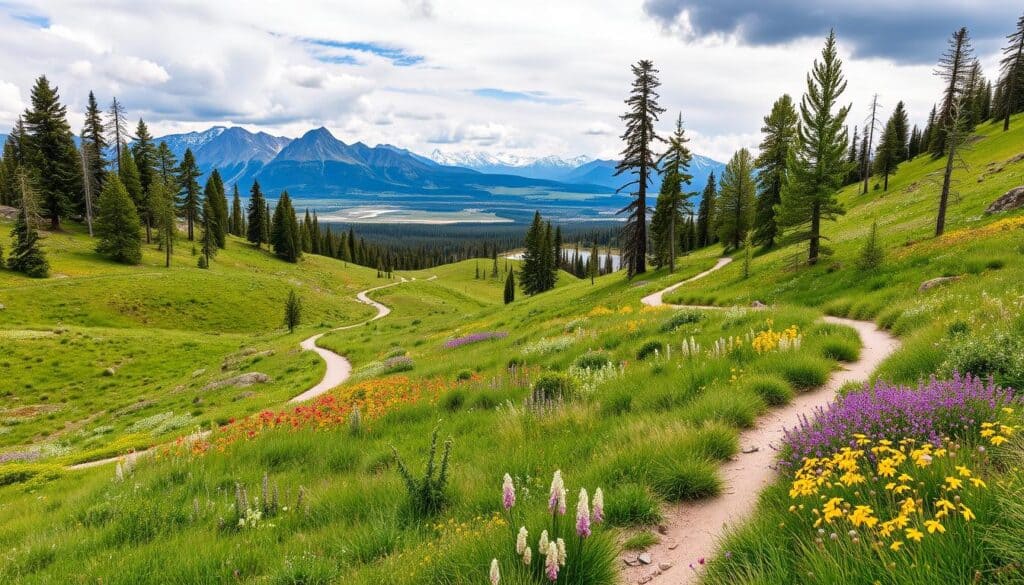 yellowstone hiking trails