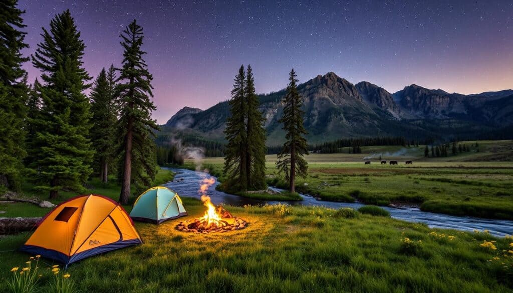 yellowstone national park backcountry camping