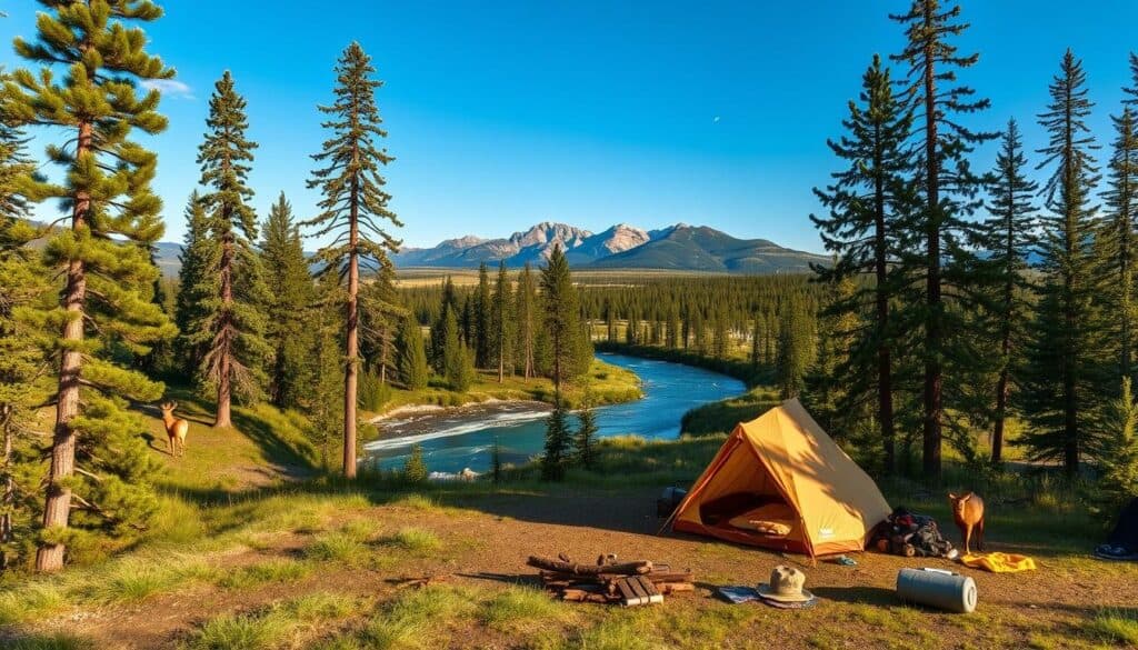 yellowstone national park camping