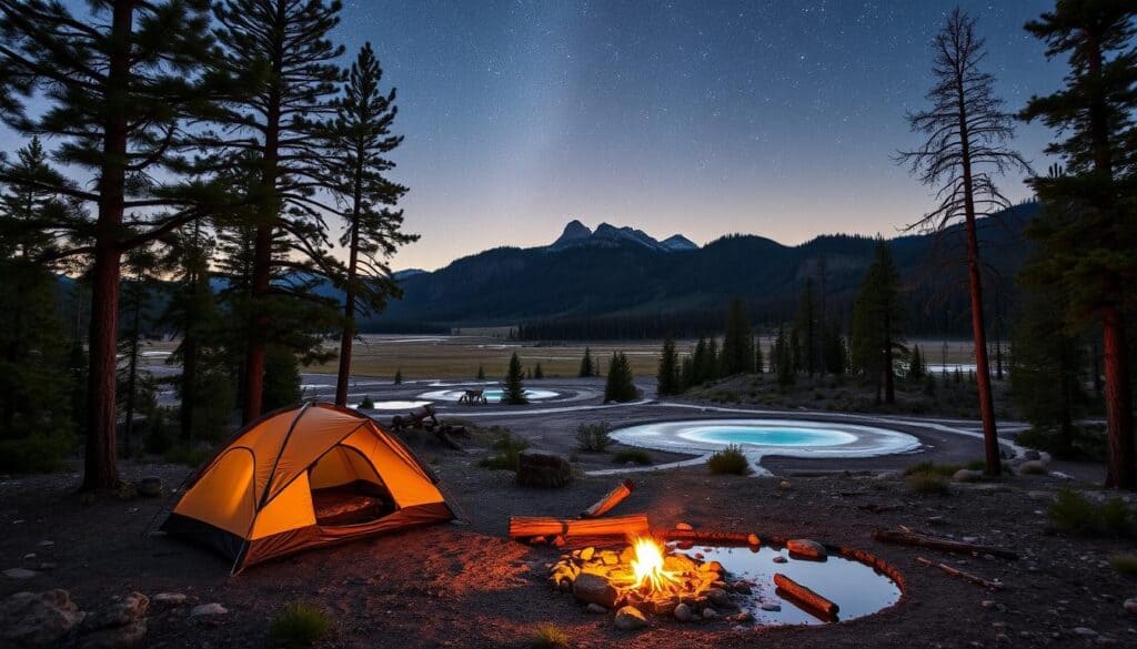 yellowstone national park camping reservations