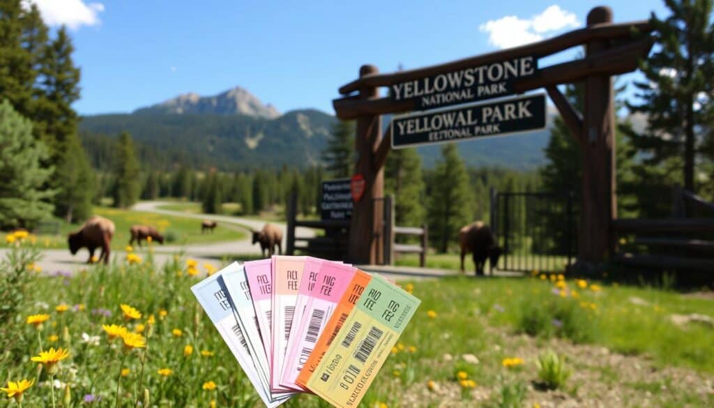 yellowstone national park entrance fees