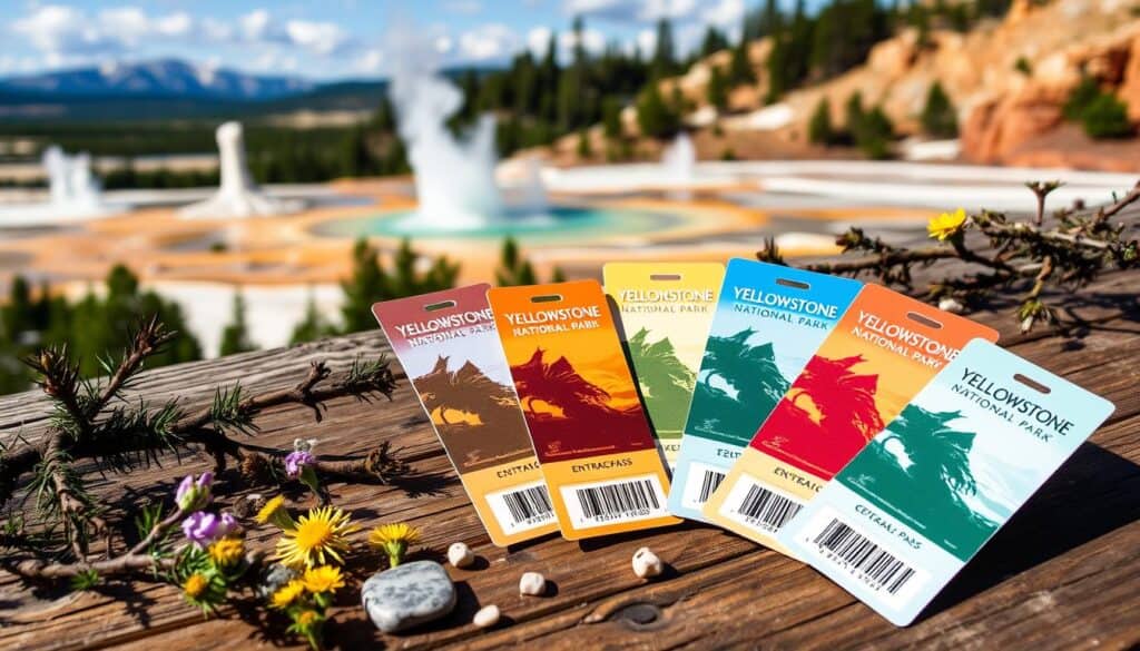 yellowstone national park entrance passes