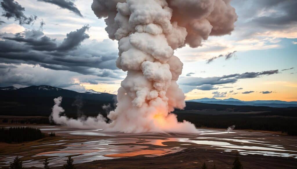 yellowstone national park explosion