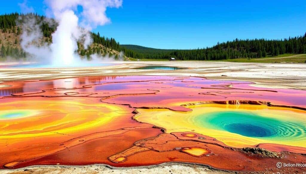 yellowstone national park geothermal features