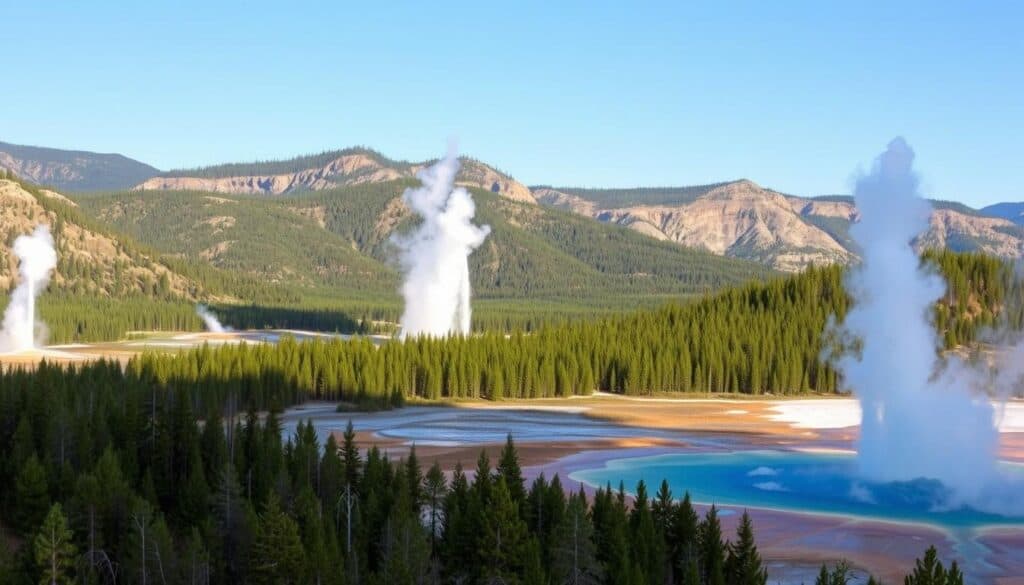 yellowstone national park geysers