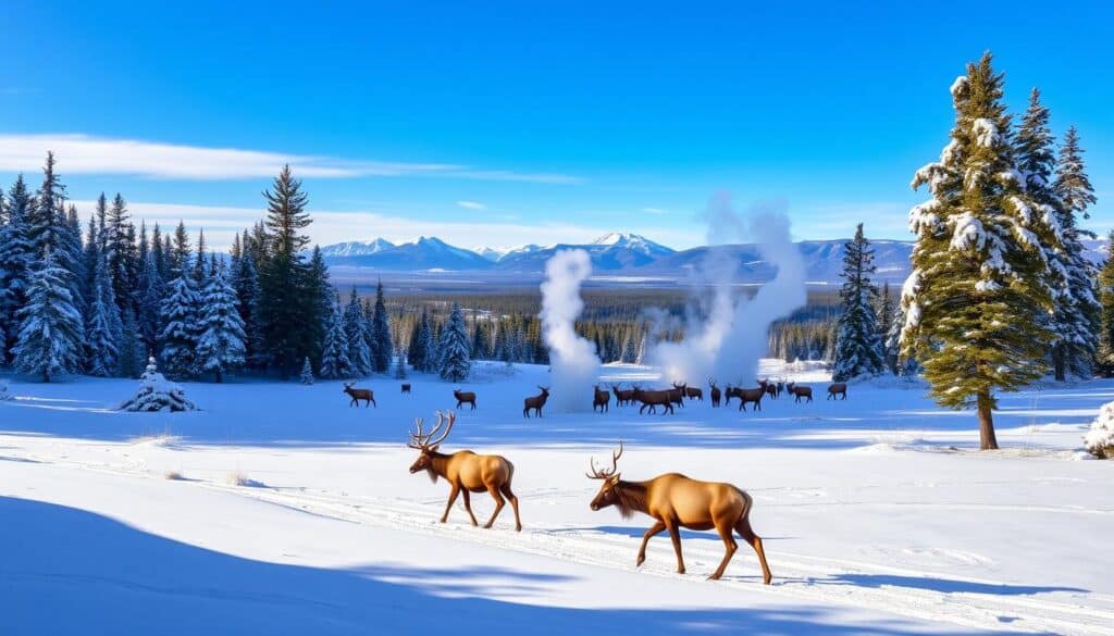 yellowstone winter wildlife tours