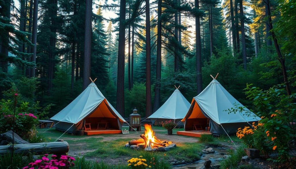 Camping at Point Washington State Forest