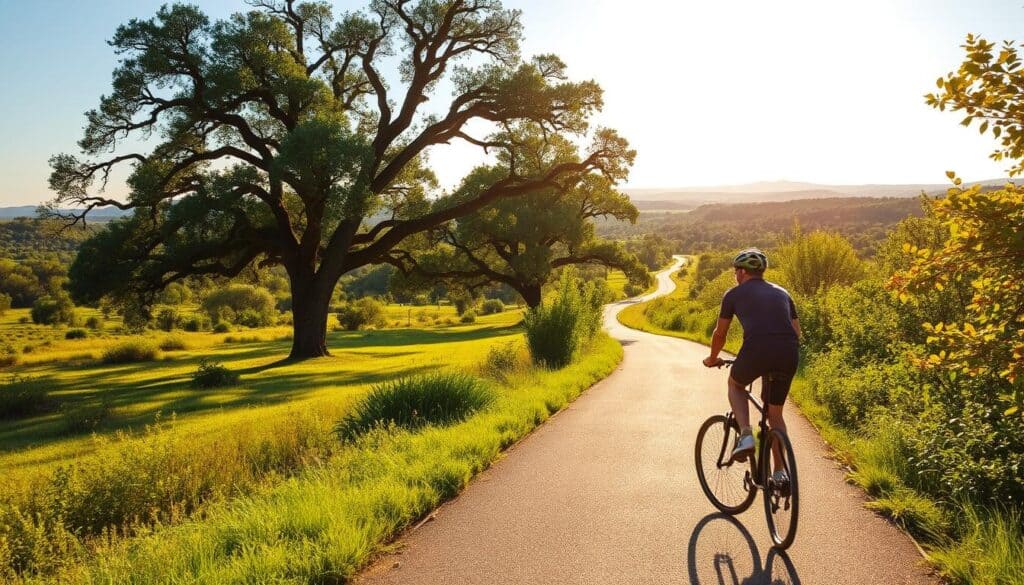 Cycling on Rails-to-Trails