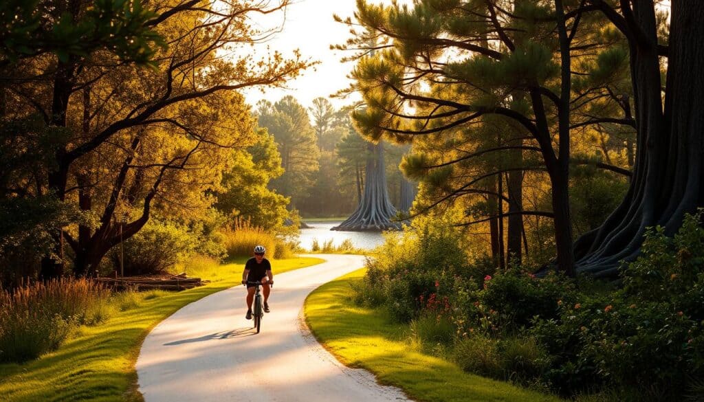 Cycling on the Withlacoochee State Trail