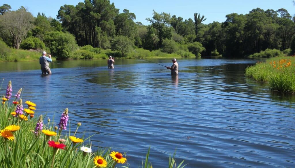 Fishing in Alafia River