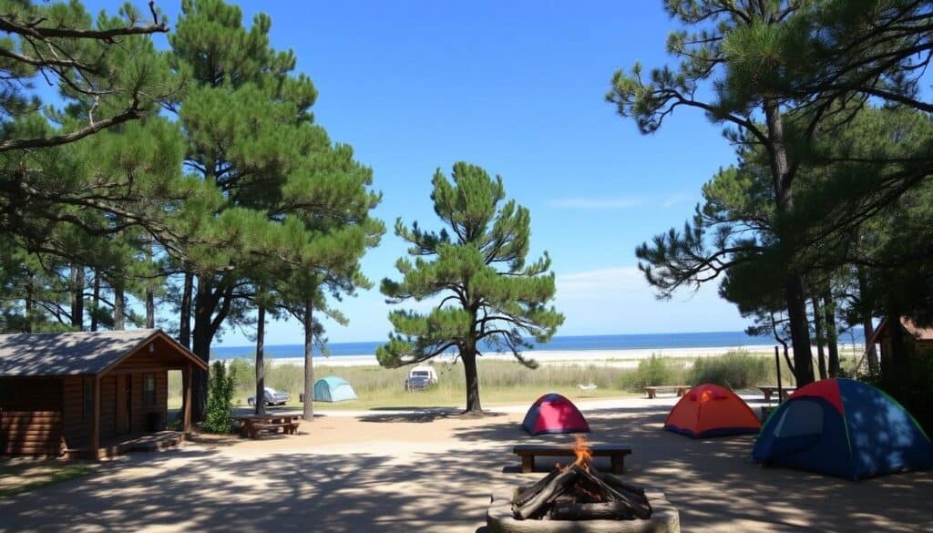 Fort Clinch State Park camping facilities