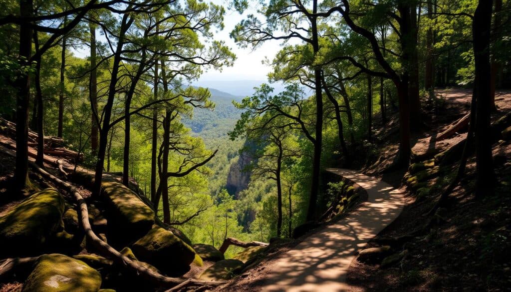 Hiking trails Torreya State Park