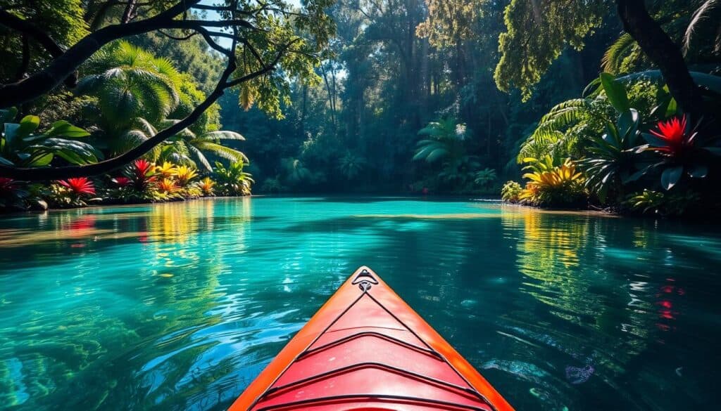 Kayaking Rainbow Springs