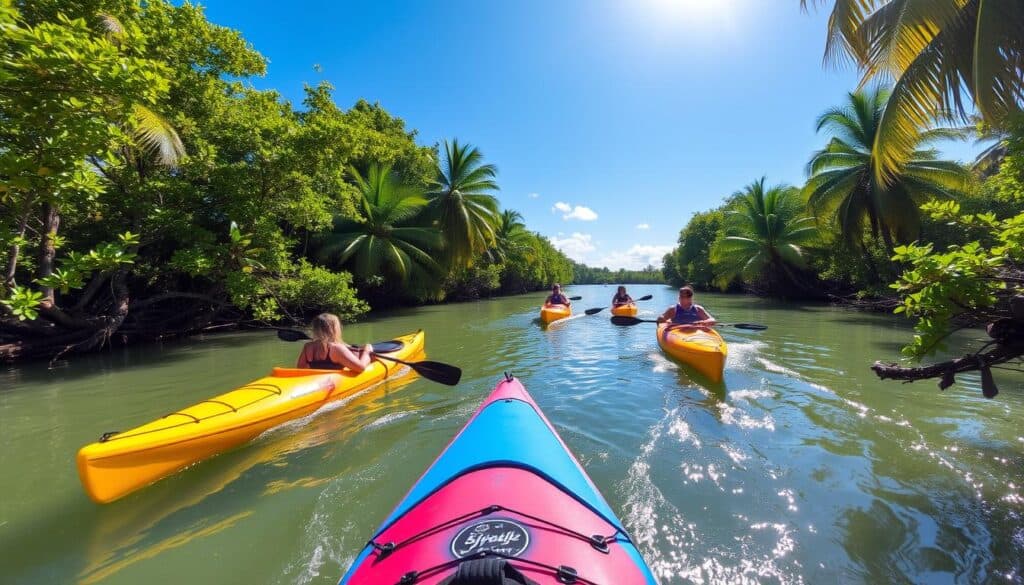 Kayaking adventure park