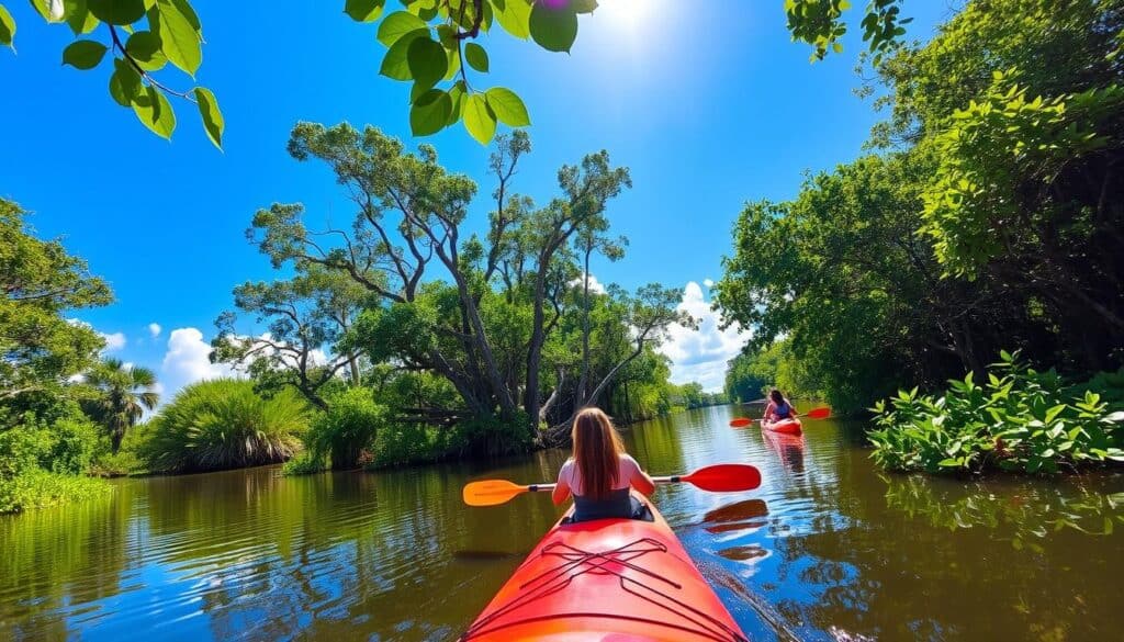 Kayaking adventure park