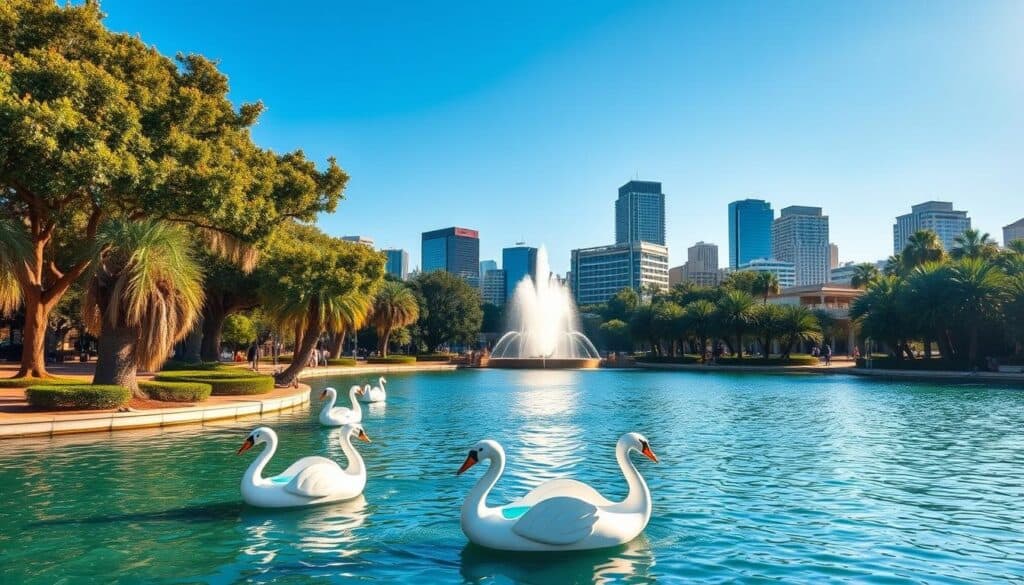 Lake Eola Park in Orlando, Florida