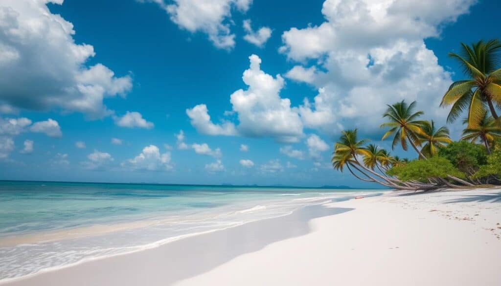 Secluded beach in Florida