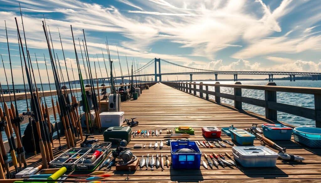 Skyway Fishing Pier State Park fishing gear