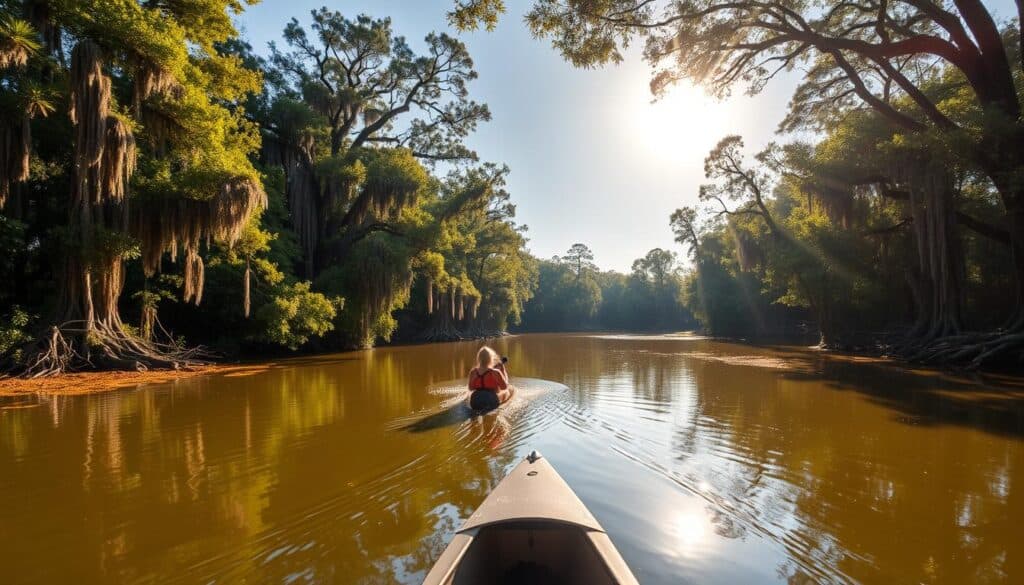 Suwannee River canoeing