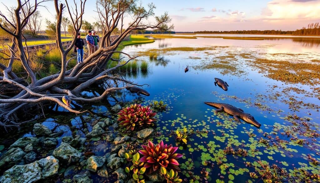 Wildlife viewing at Lake Griffin State Park