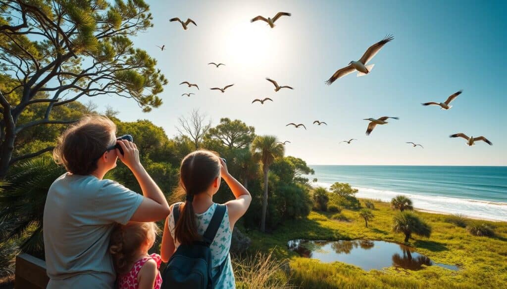 Wildlife viewing in St. Andrews State Park