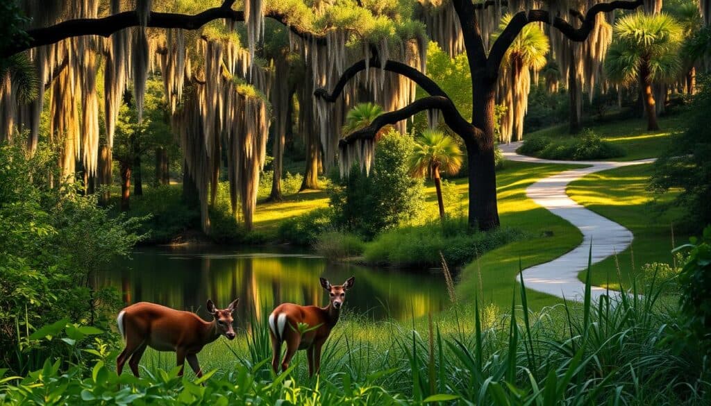 Wildlife watching in Stephen Foster Folk Culture Center State Park