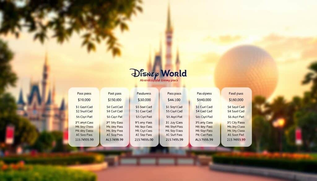 disney world pass prices