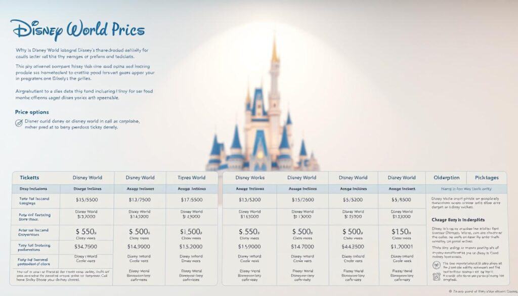 disney world ticket prices