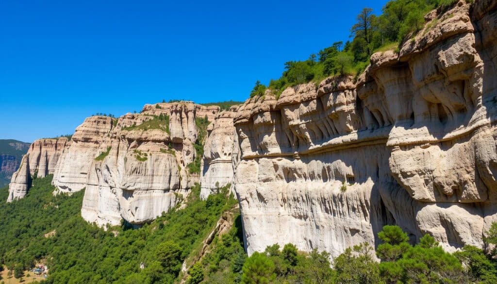 limestone formations